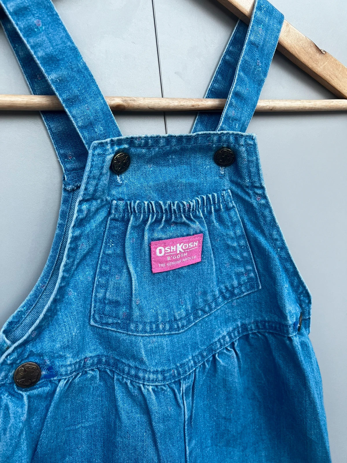 Oshkosh Bubble Denim Dungarees 4T