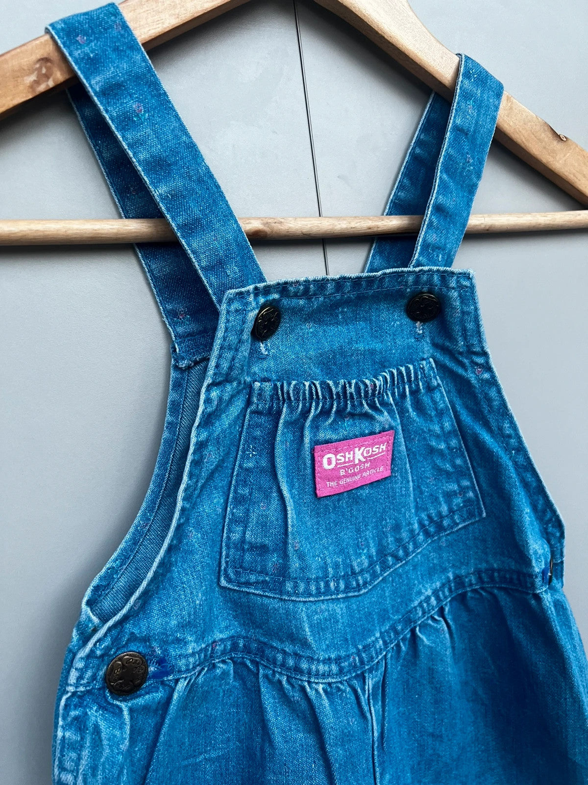 Oshkosh Bubble Denim Dungarees 4T