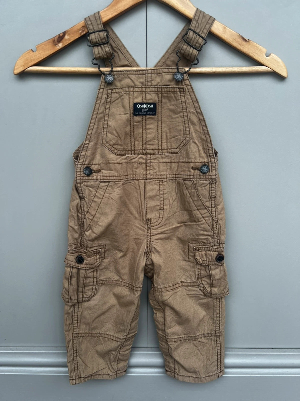 Oshkosh Cargo Camel Dungarees 18M