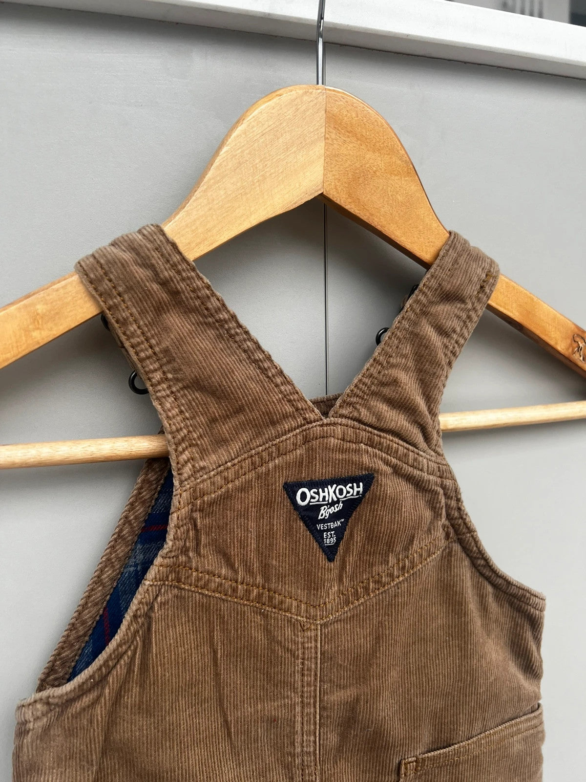 Oshkosh Camel Corduroy Dungarees 9M