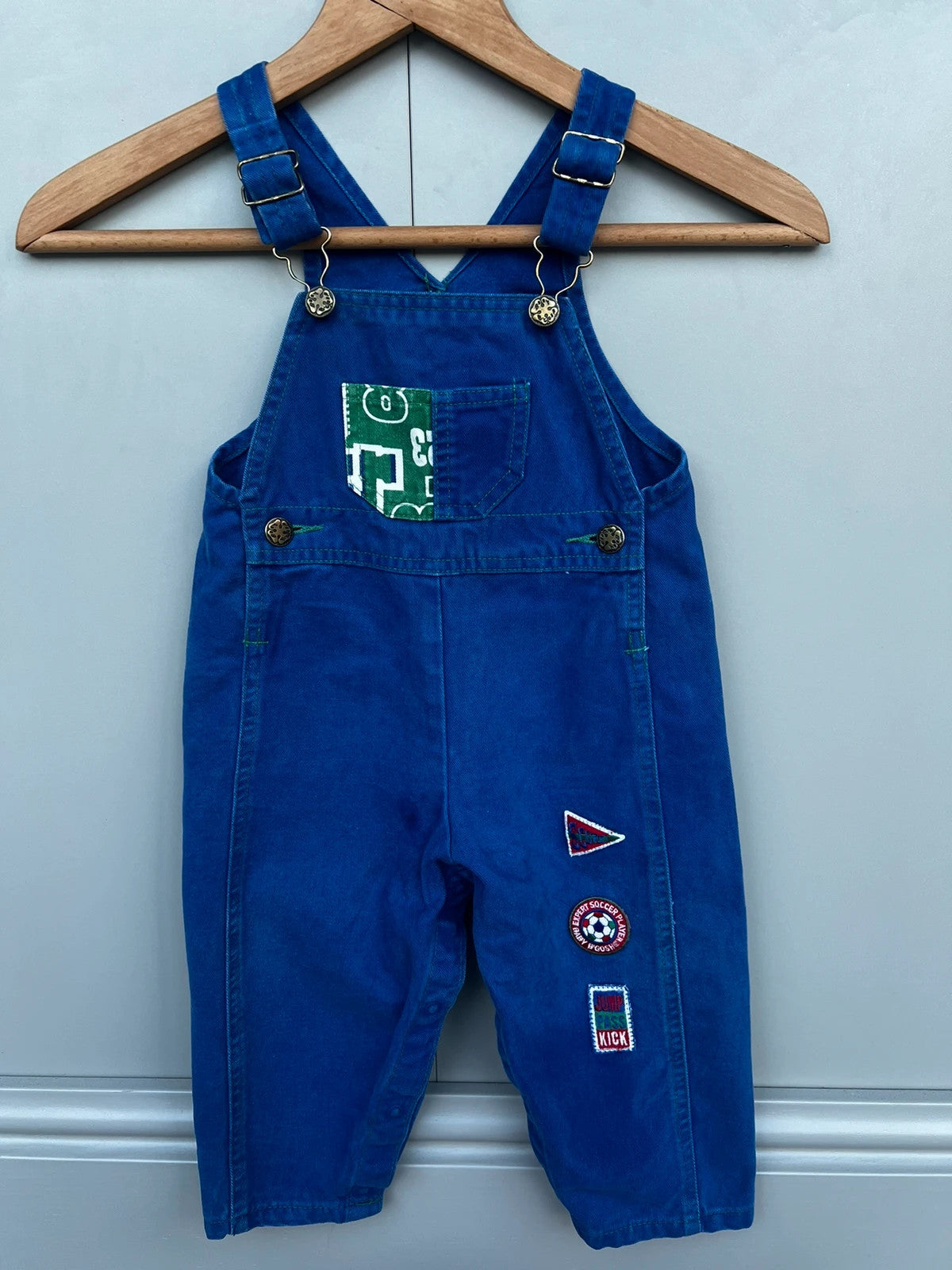 Oshkosh Vintage Rare Football Dungarees 18M