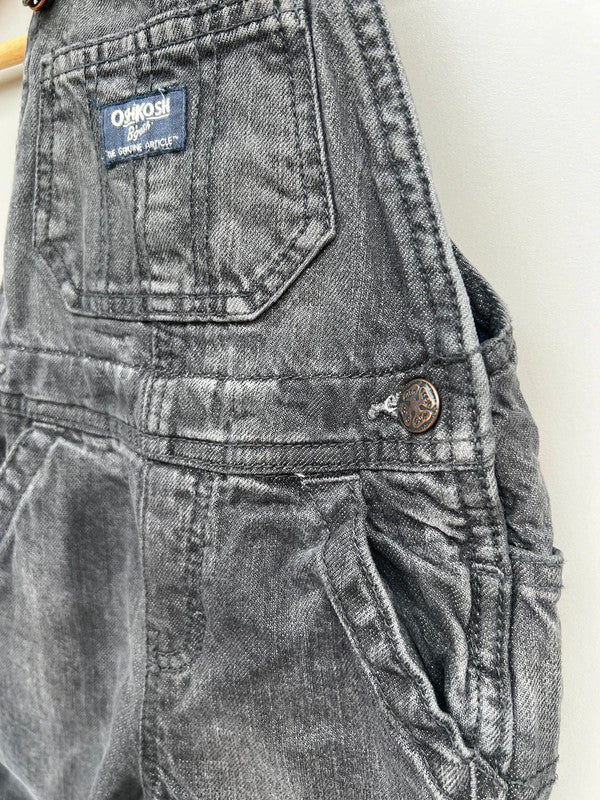 Oshkosh Grey Denim Dungarees 12M
