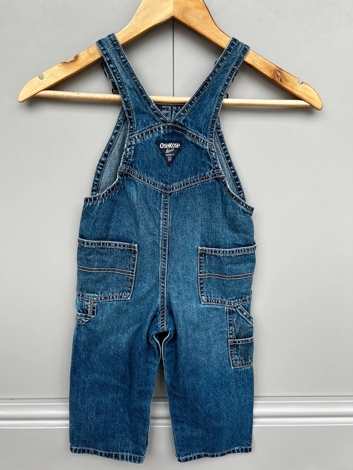 Oshkosh Classic Denim Dungarees 24M