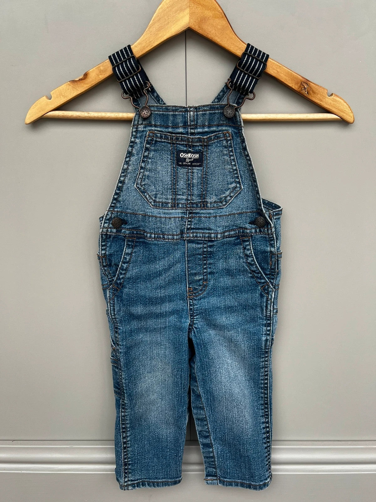 Oshkosh Denim Dungarees 18M