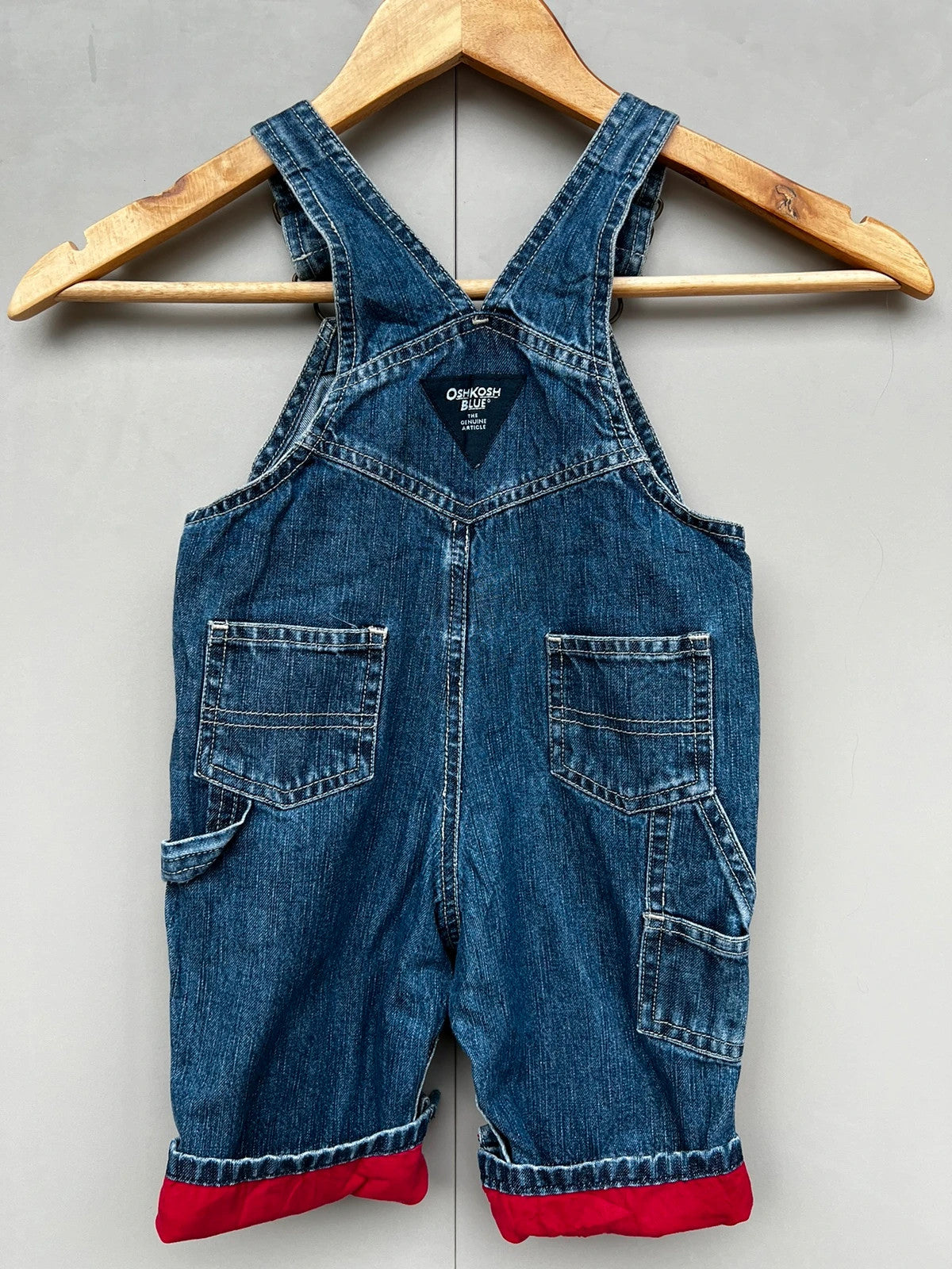 Oshkosh Vintage Denim Dungarees 3-6M