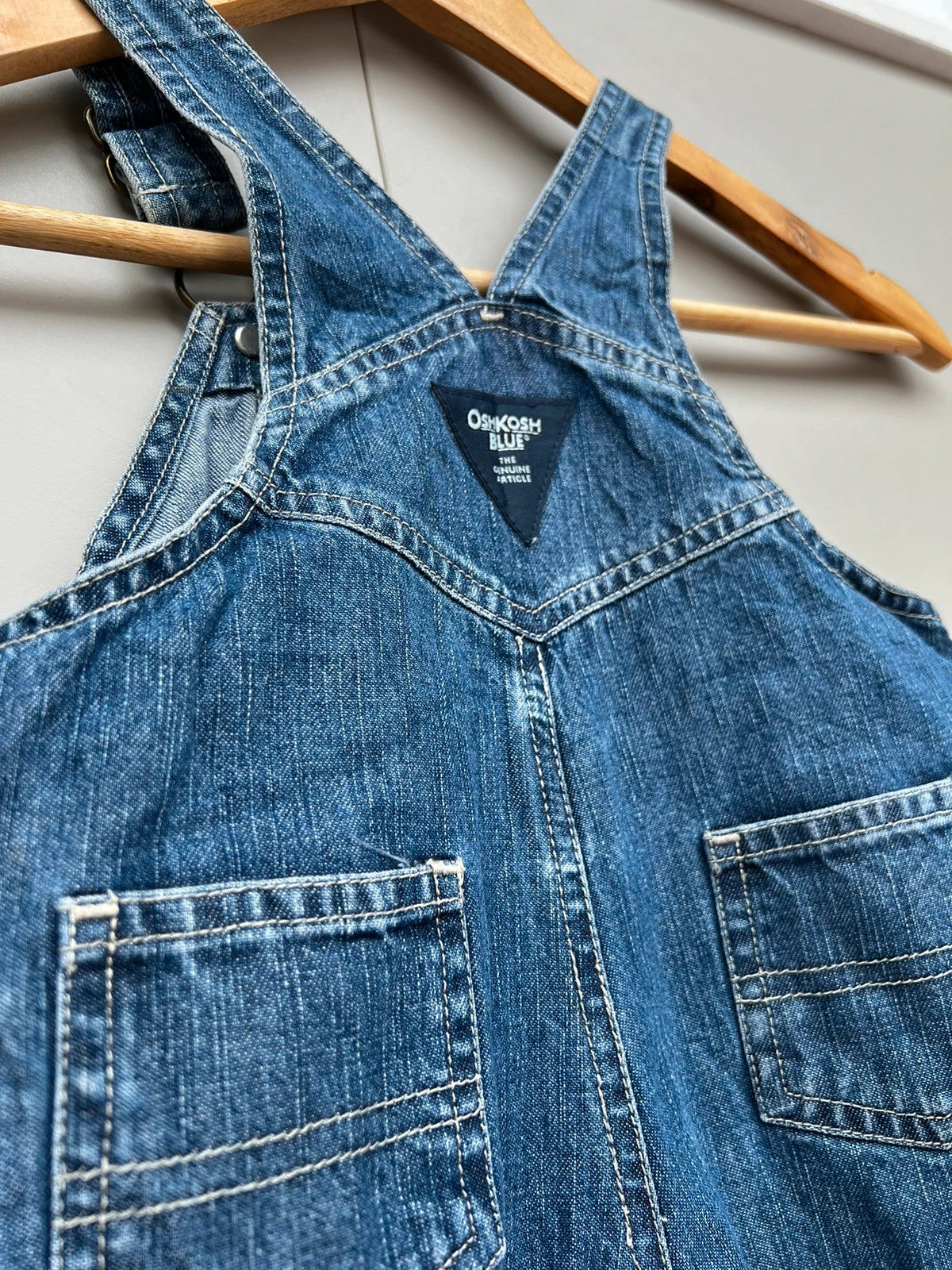 Oshkosh Vintage Denim Dungarees 3-6M