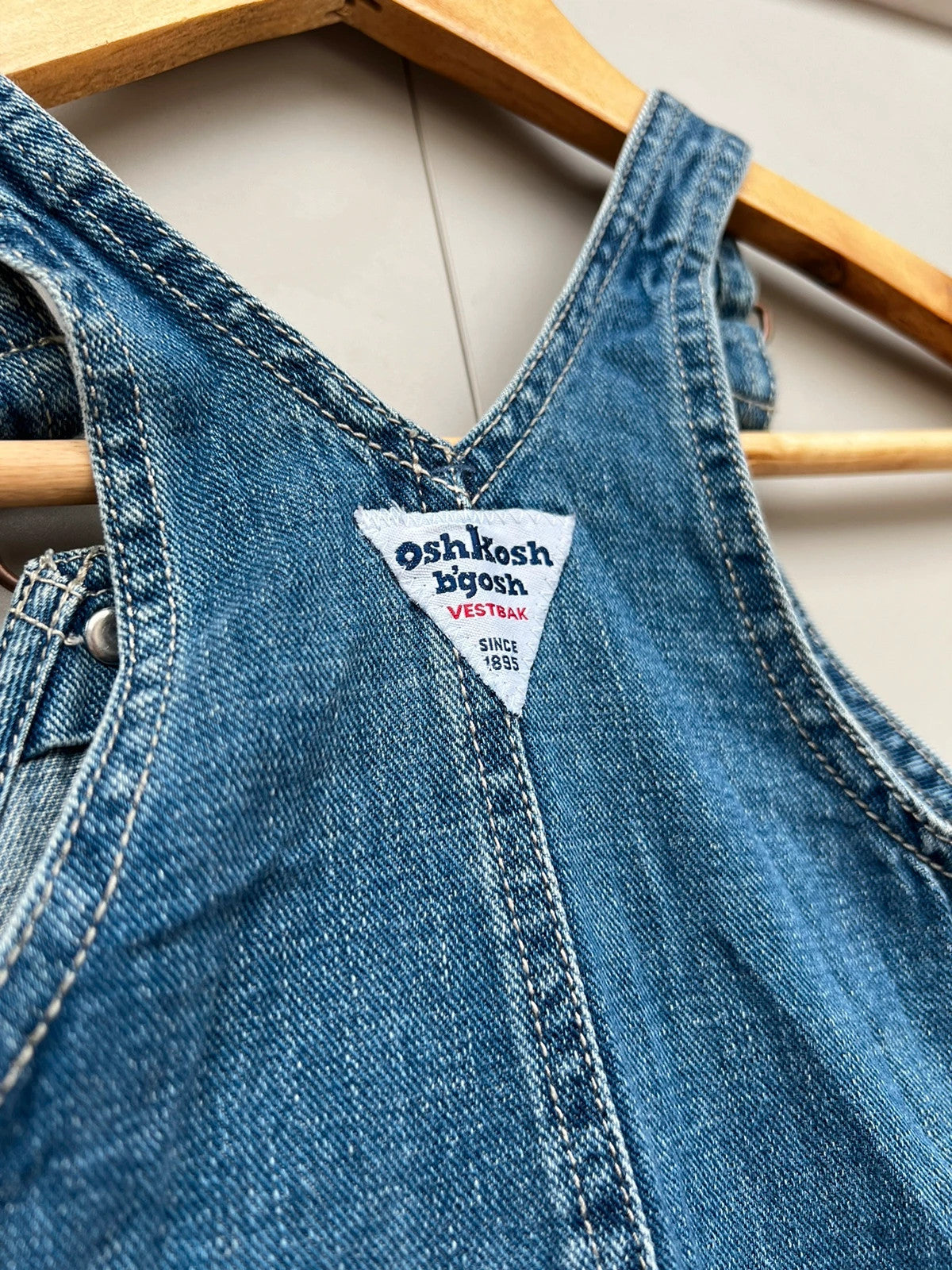 Oshkosh Mid-Blue Dungarees 12M