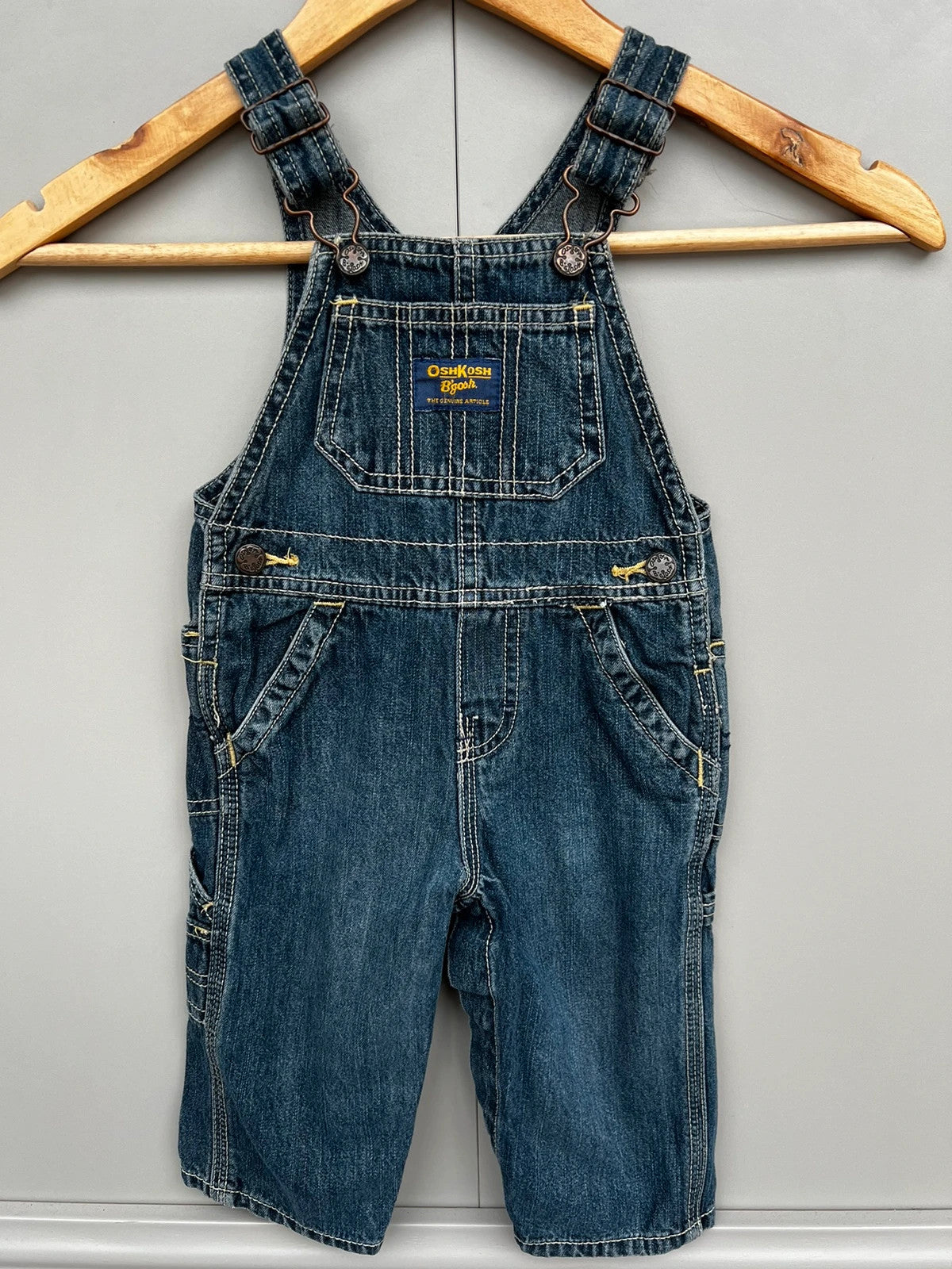 Oshkosh Vintage Denim Dungarees 12M