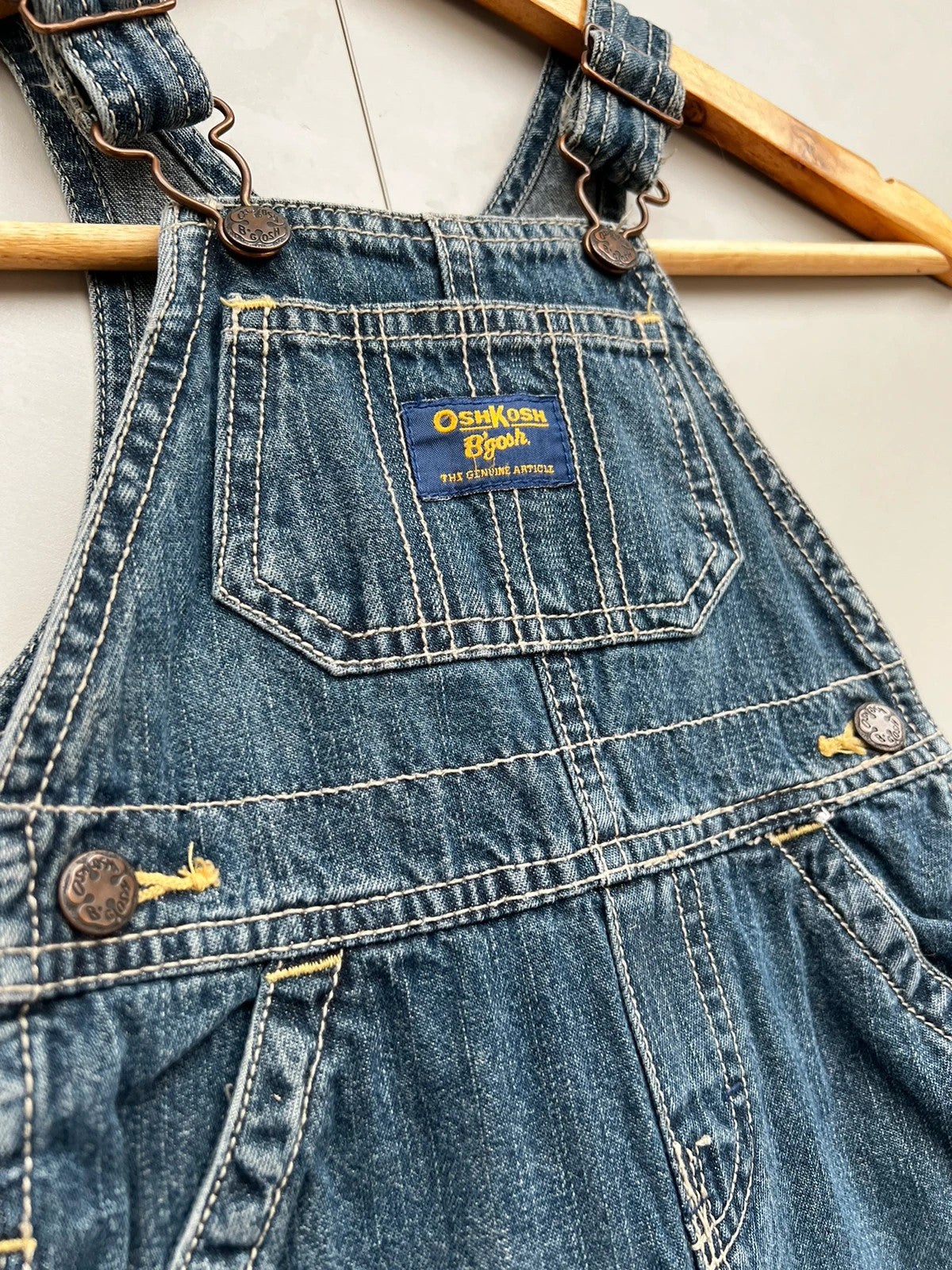 Oshkosh Vintage Denim Dungarees 12M