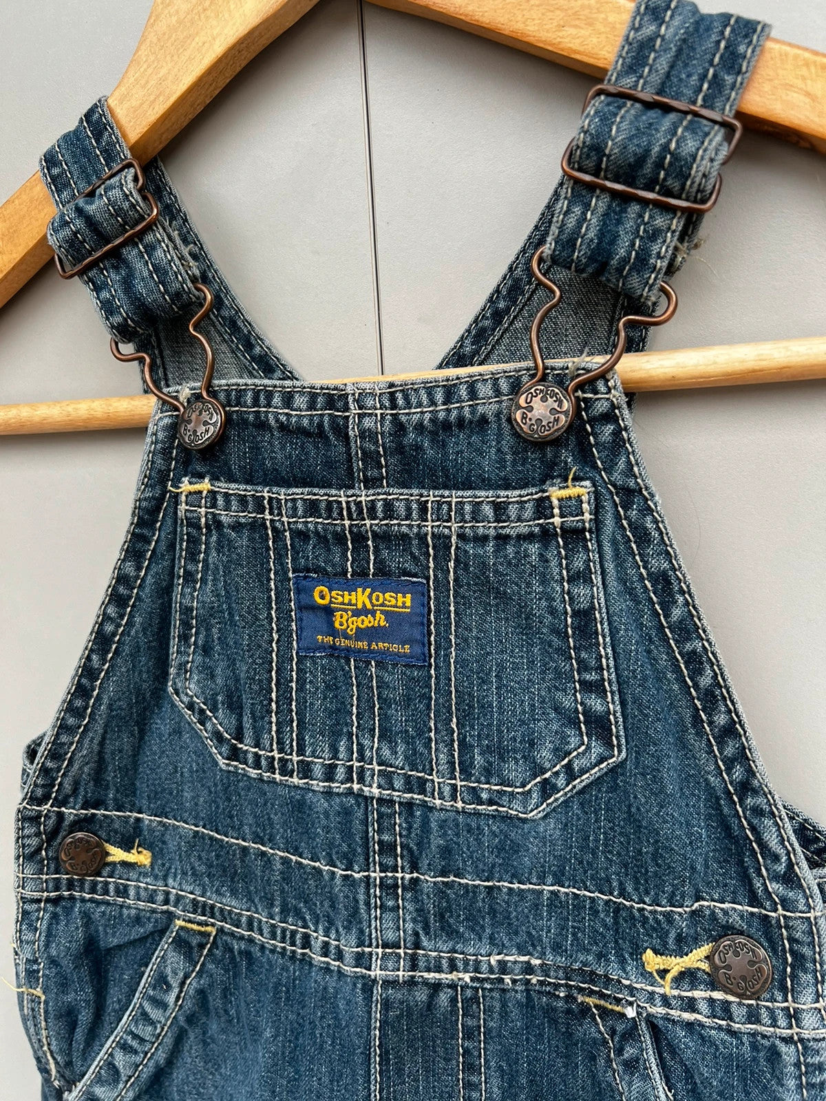 Oshkosh Vintage Denim Dungarees 12M