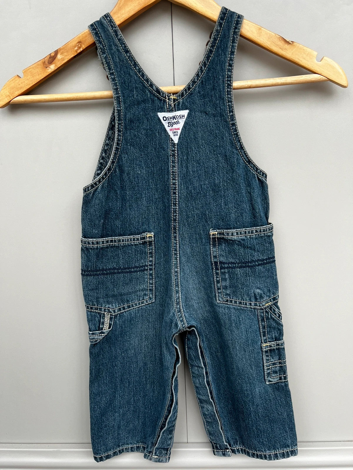 Oshkosh Vintage Denim Dungarees 12M