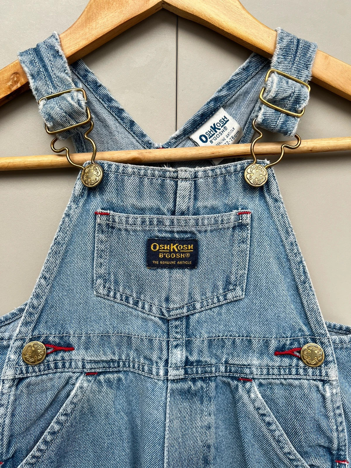 Oshkosh Vintage Denim Dungarees 9-12M