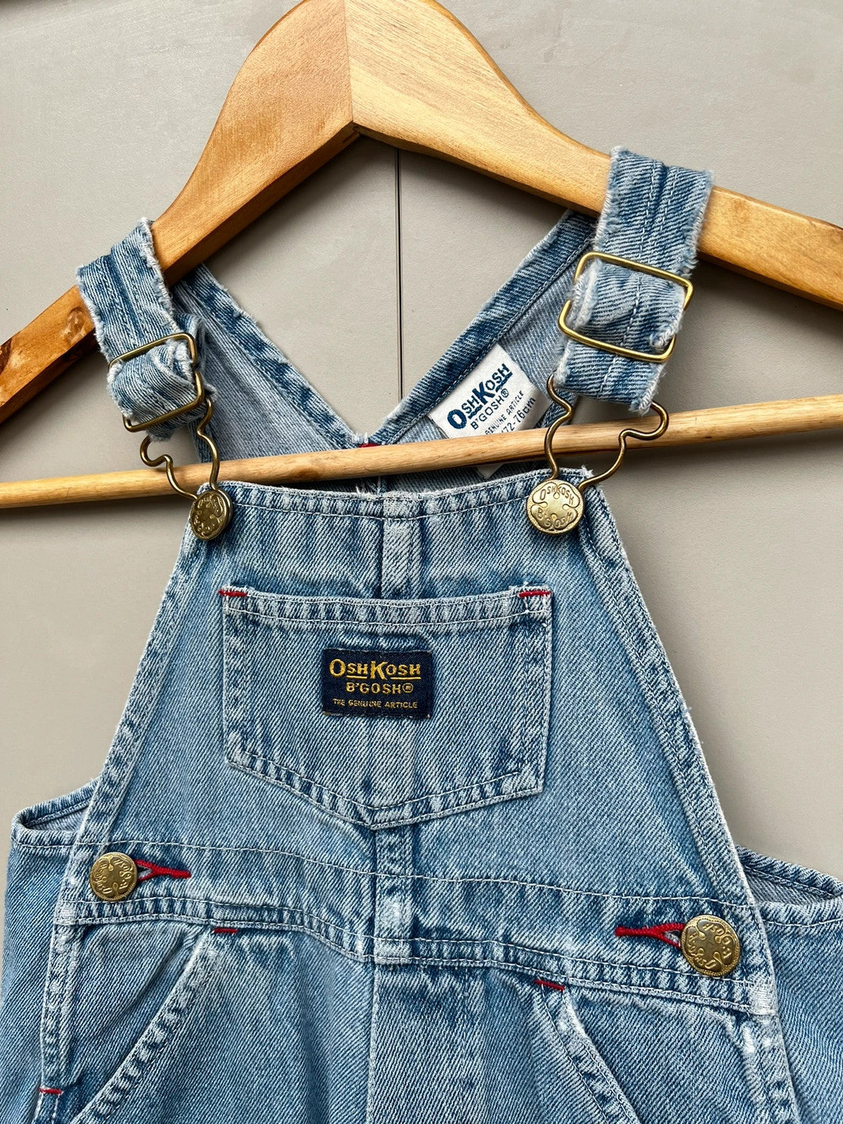 Oshkosh Vintage Denim Dungarees 9-12M