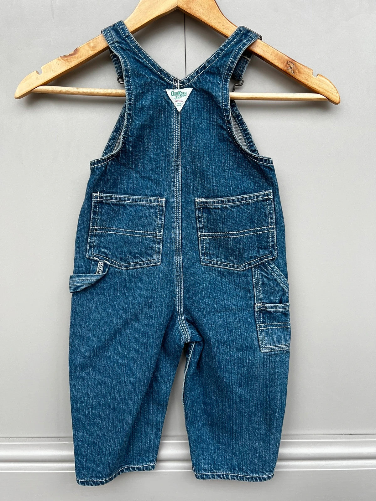 Oshkosh Vintage Denim Dungarees 18M