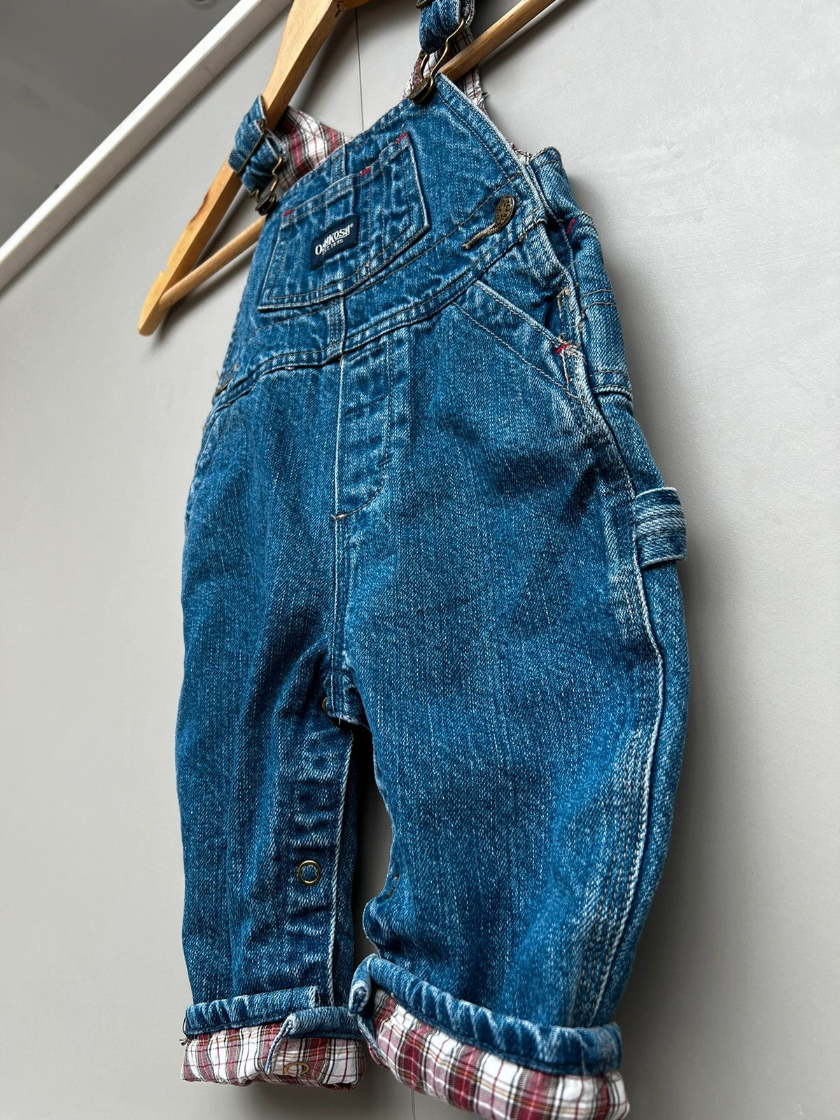 Oshkosh Vintage Denim Dungarees 3-6M