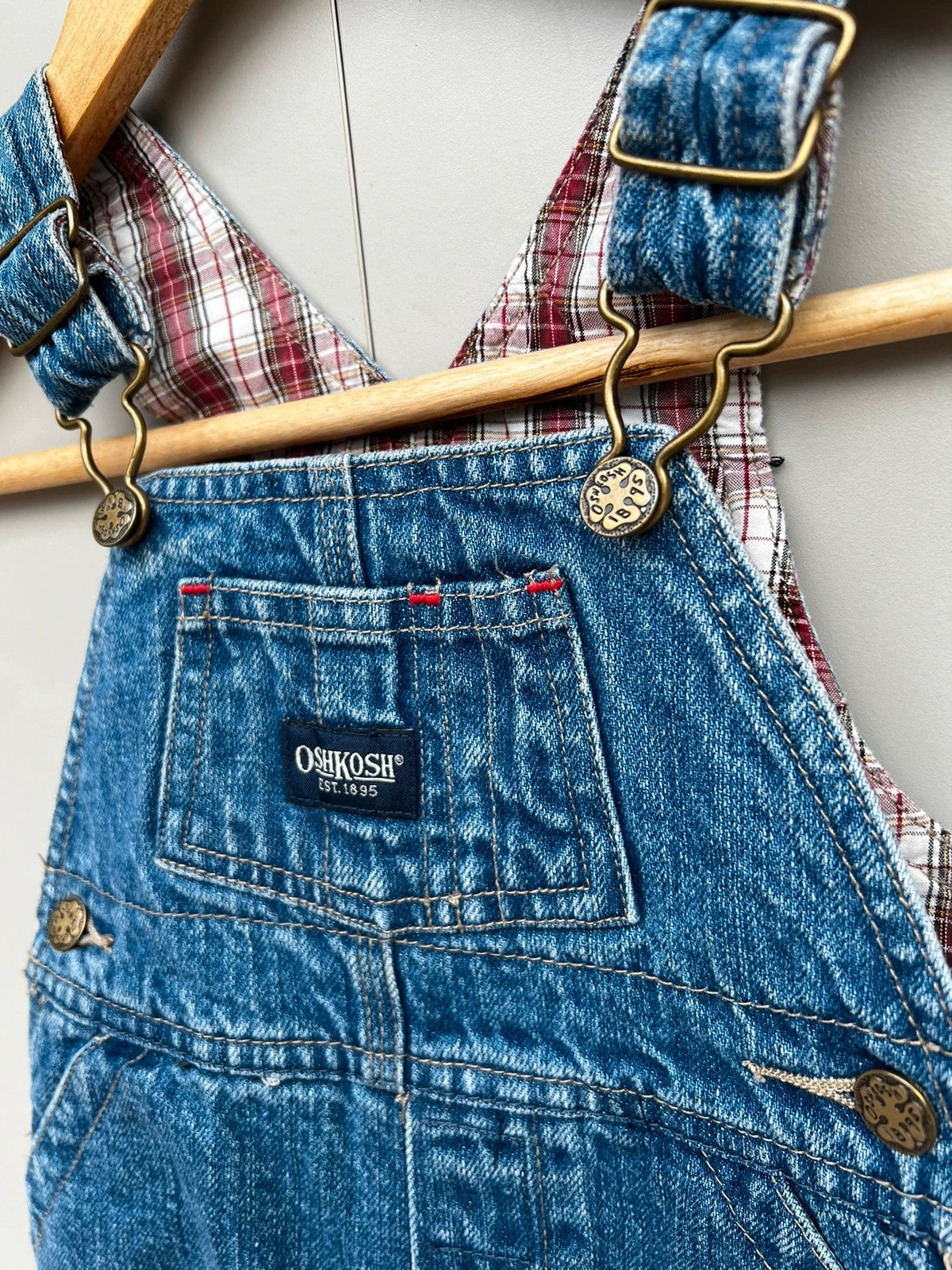 Oshkosh Vintage Denim Dungarees 3-6M