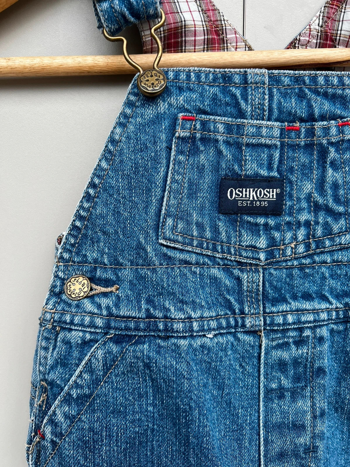 Oshkosh Vintage Denim Dungarees 3-6M