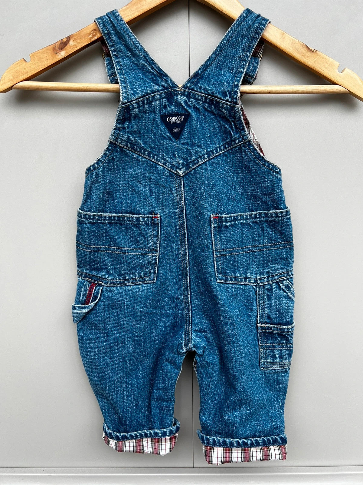 Oshkosh Vintage Denim Dungarees 3-6M