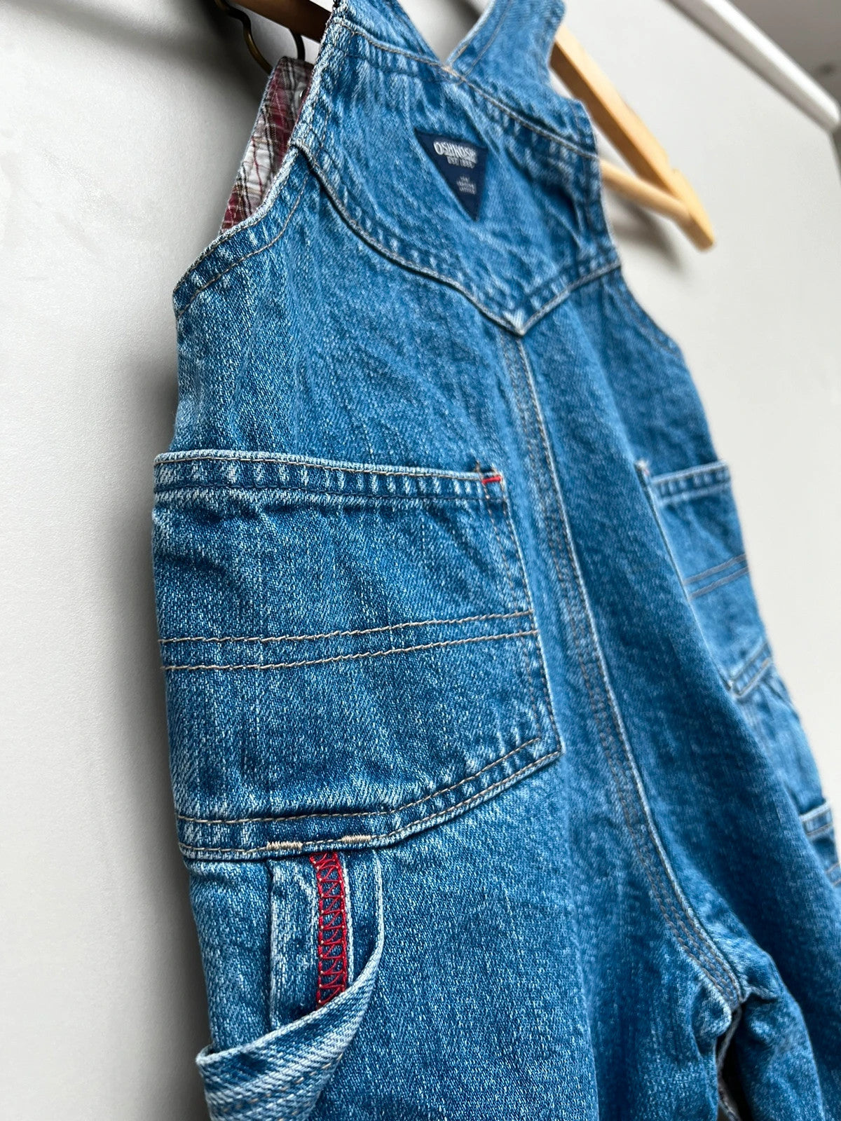 Oshkosh Vintage Denim Dungarees 3-6M