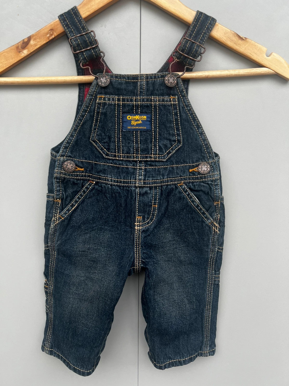 Oshkosh Lined Denim Dungarees 3M