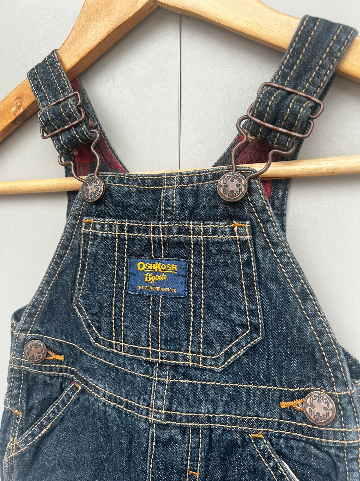 Oshkosh Lined Denim Dungarees 3M