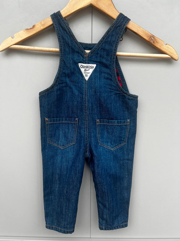 Oshkosh Girls Heart Dungarees 6M