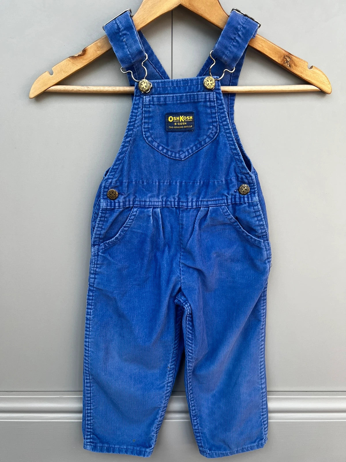 Oshkosh Vintage Lilac Corduroy Dungarees 3T (Play condition)