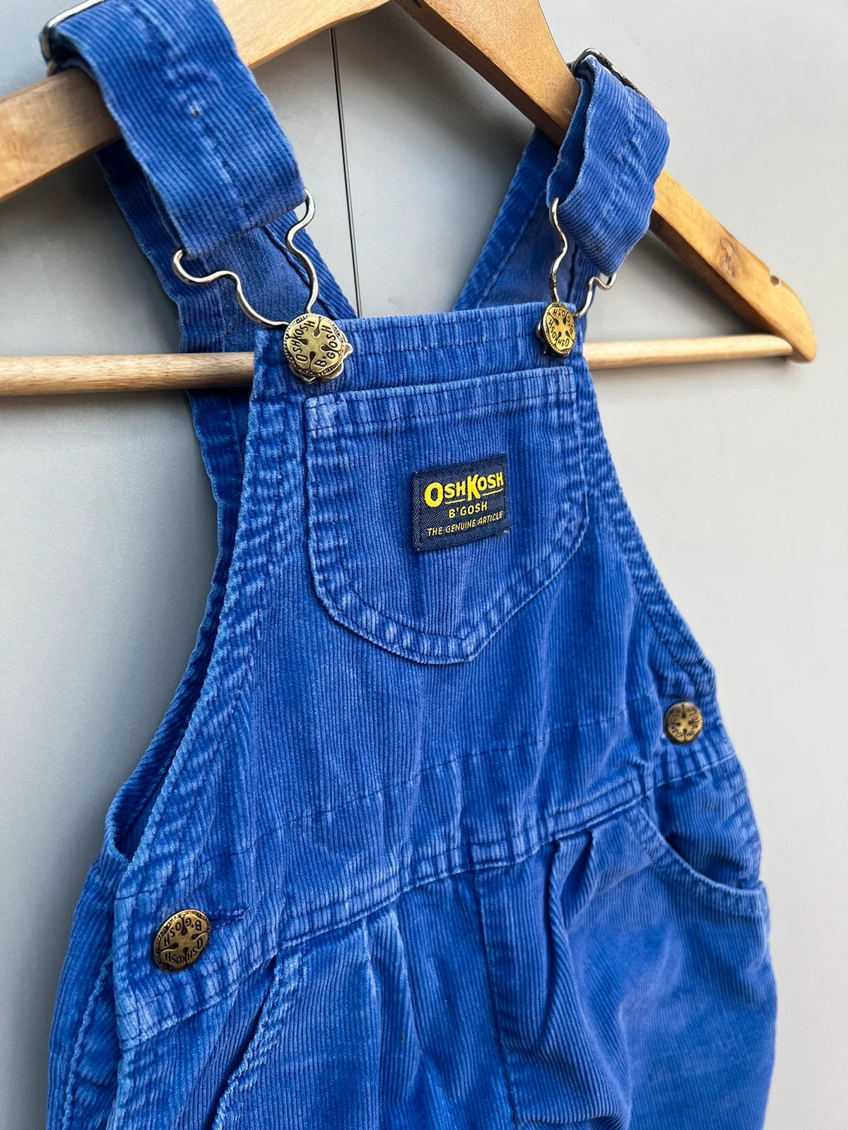 Oshkosh Vintage Lilac Corduroy Dungarees 3T (Play condition)