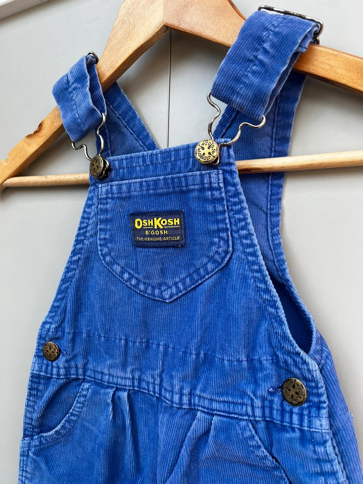 Oshkosh Vintage Lilac Corduroy Dungarees 3T (Play condition)