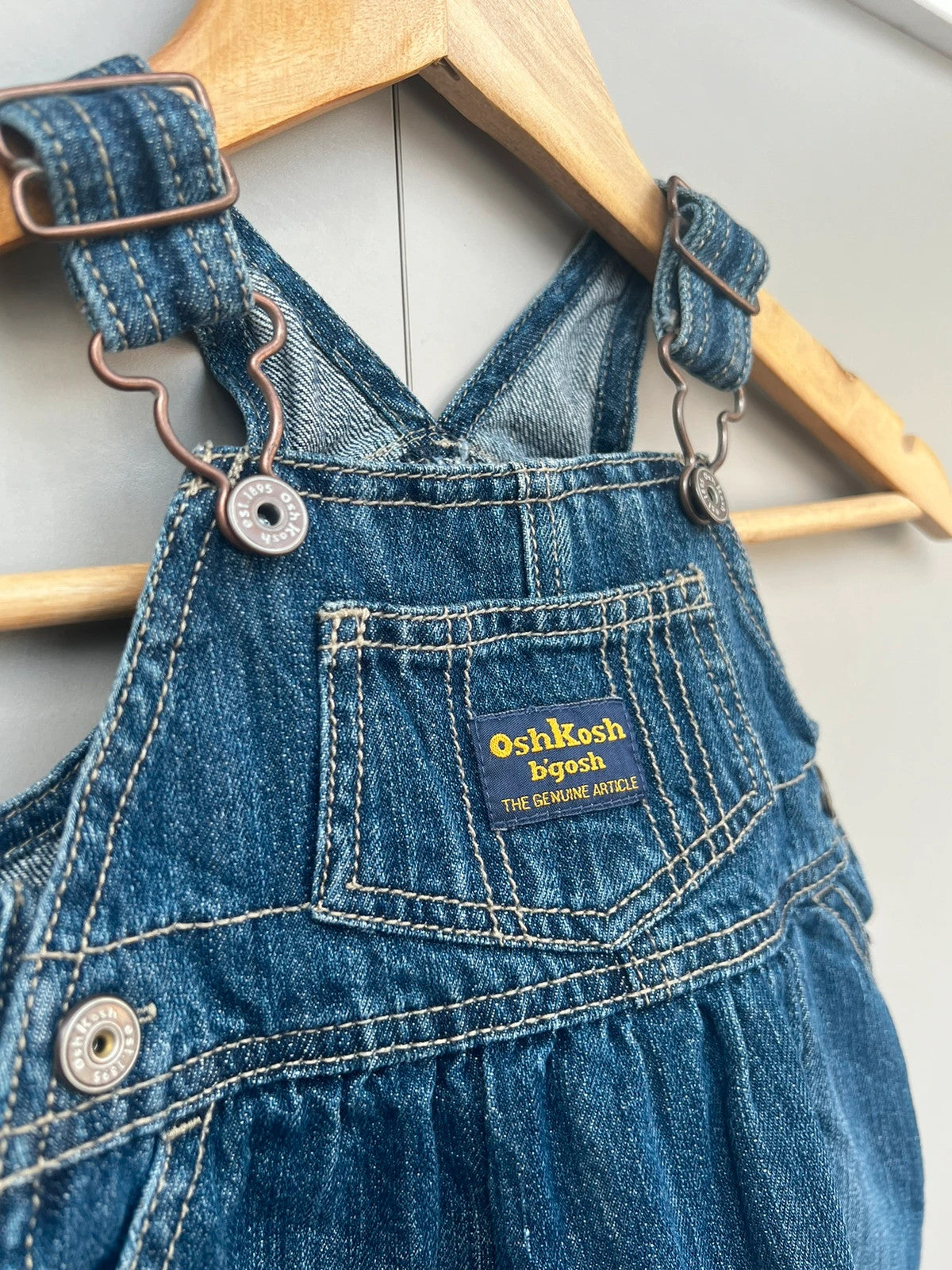 Oshkosh Girls Denim Dress 9M