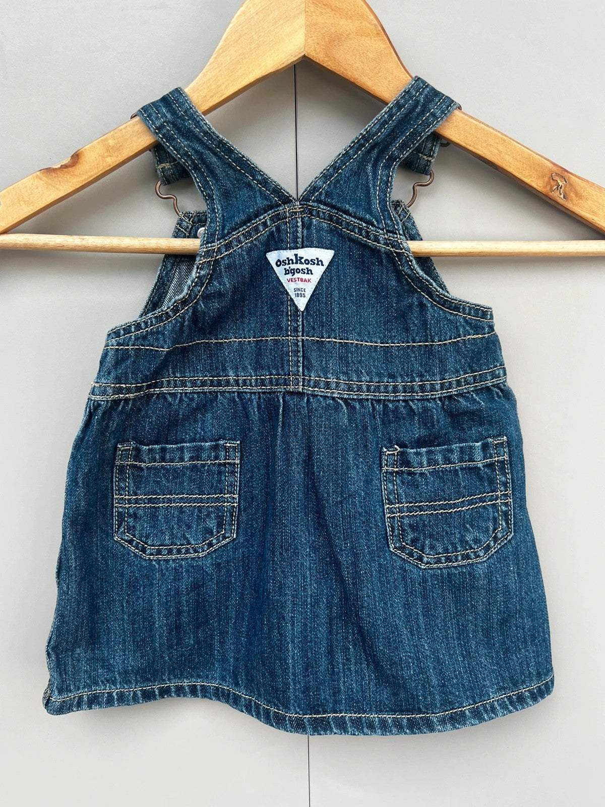 Oshkosh Girls Denim Dress 9M