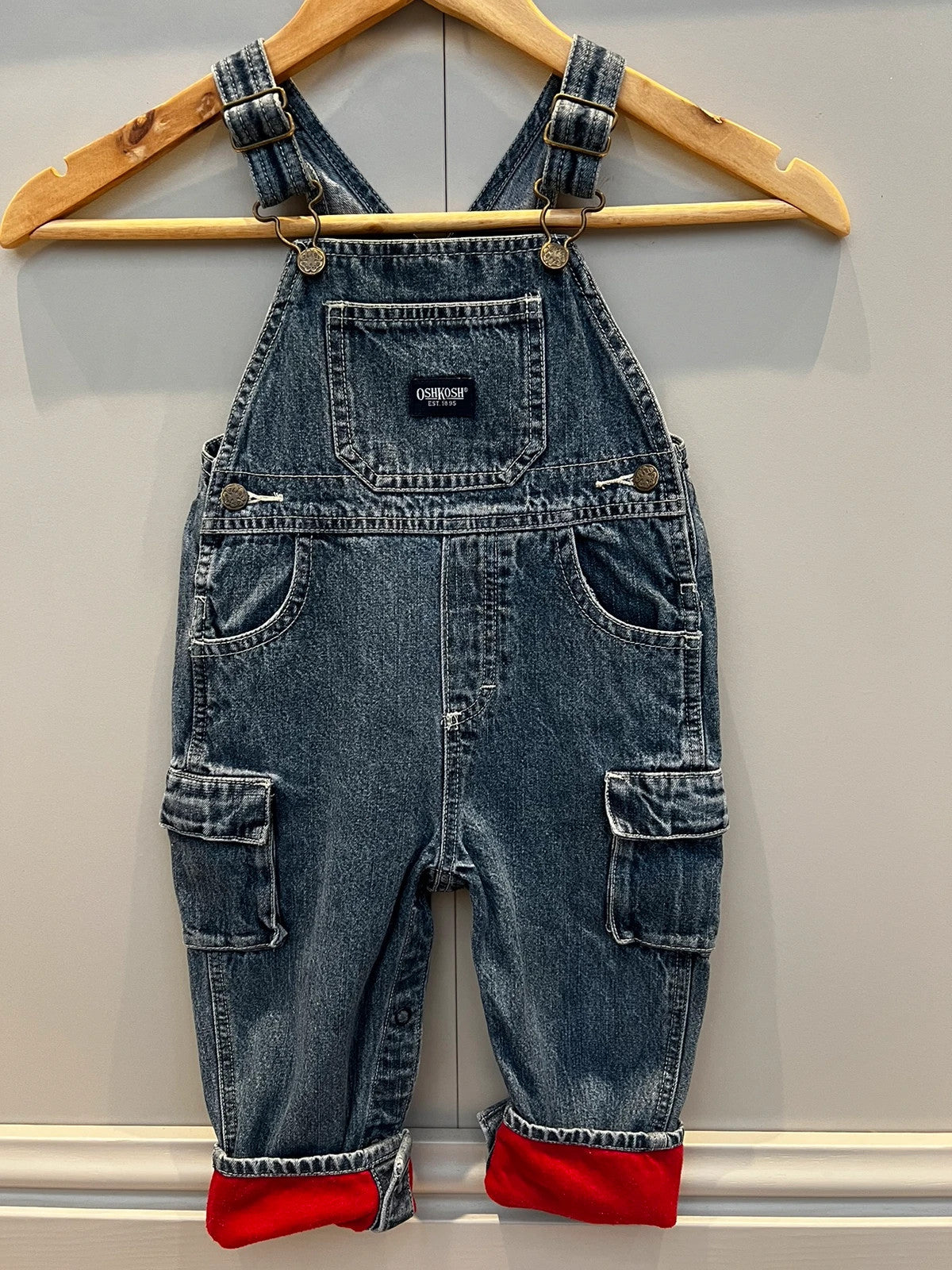 Oshkosh Vintage Denim Dungarees 18M