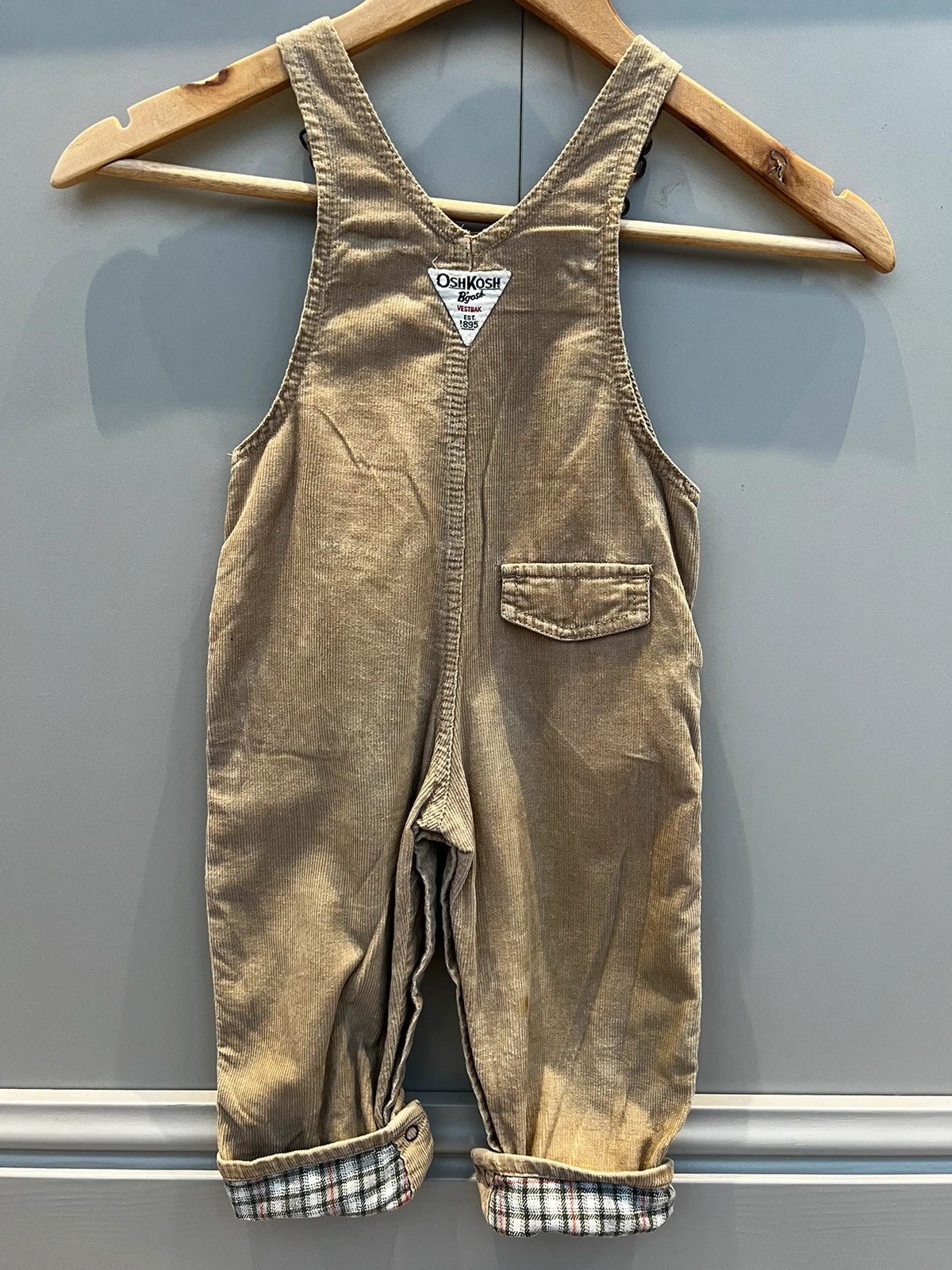 Oshkosh Corduroy Dungarees 18M