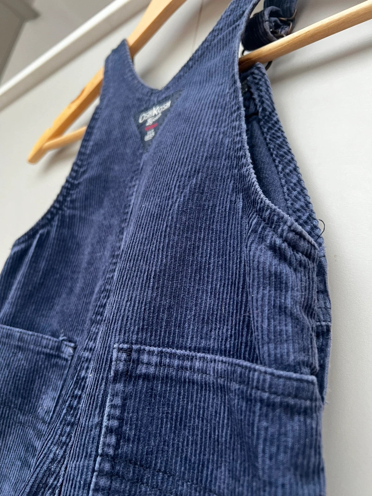 Oshkosh Corduroy Navy Dungarees 18M