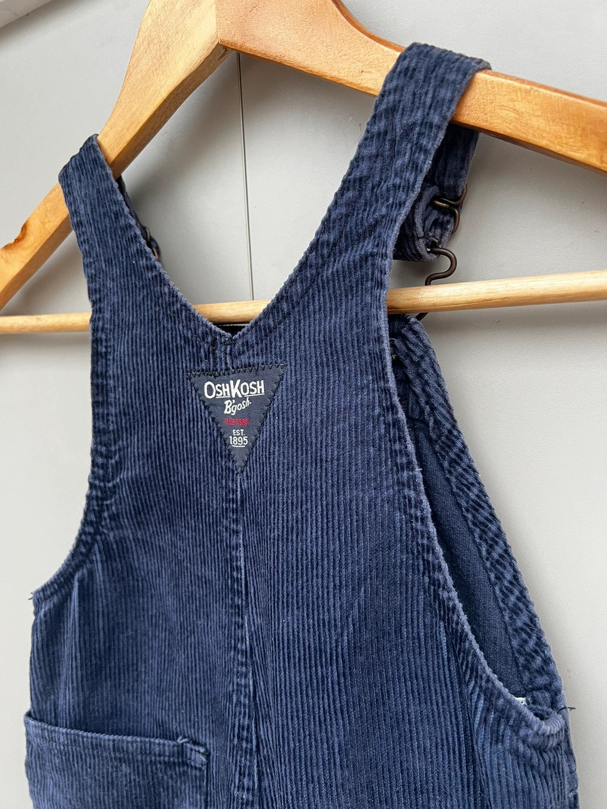 Oshkosh Corduroy Navy Dungarees 18M