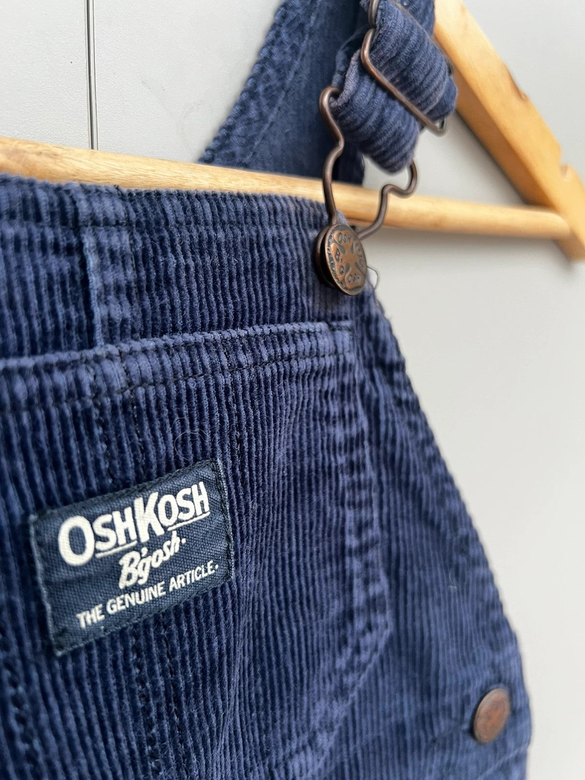 Oshkosh Corduroy Navy Dungarees 18M