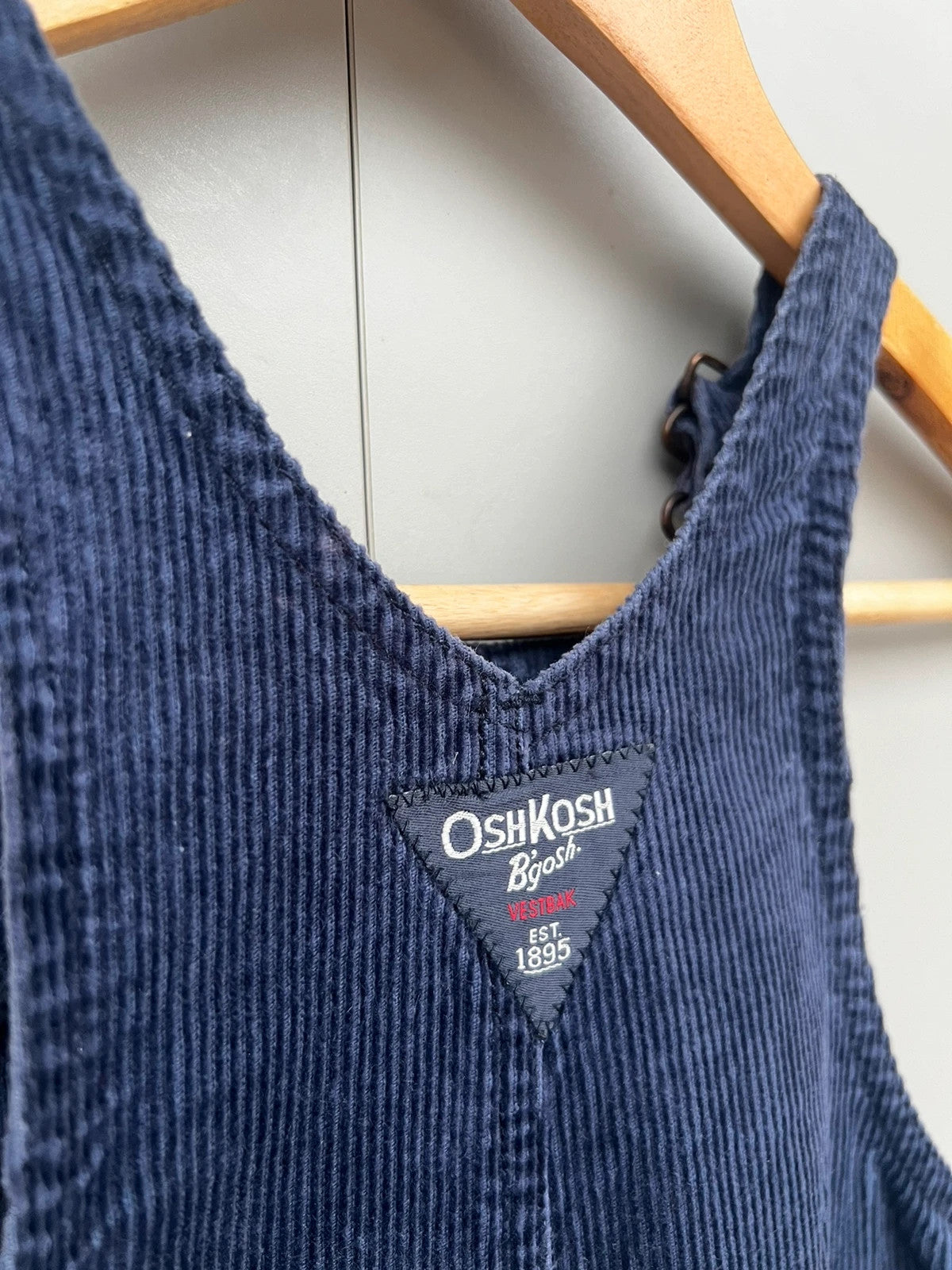 Oshkosh Corduroy Navy Dungarees 18M