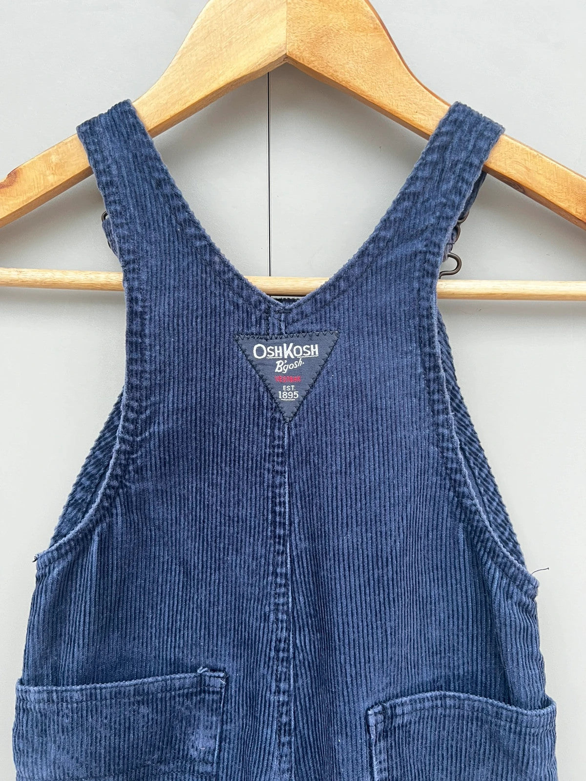 Oshkosh Corduroy Navy Dungarees 18M