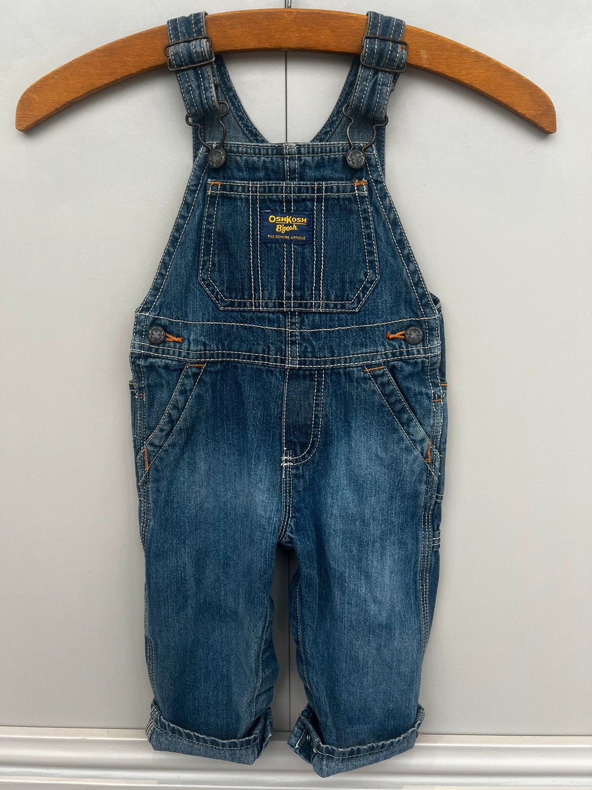 Oshkosh Classic Denim Dungarees 18M