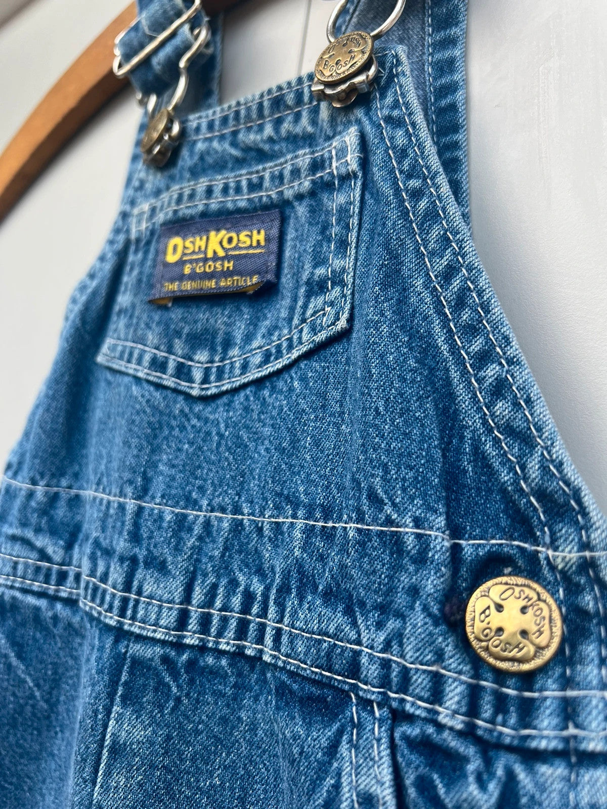 Oshkosh Classic Vintage Denim Dungarees 6-9M