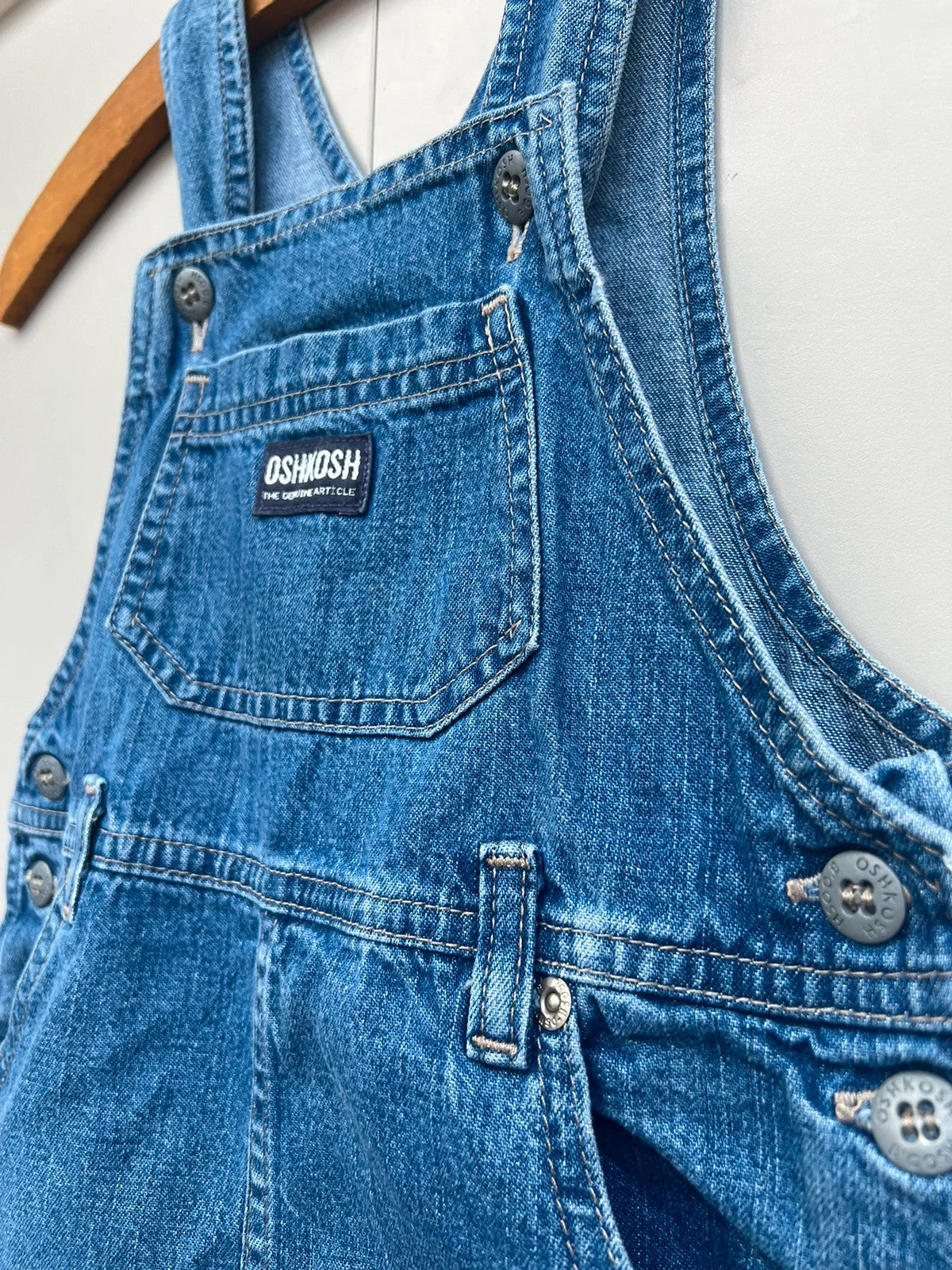 Oshkosh Classic Denim Dress Girls Age 6