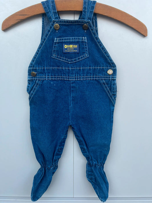 Oshkosh Vintage Unisex Dungarees 6-9M