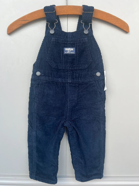 Oshkosh Navy Corduroy Dungarees 12M