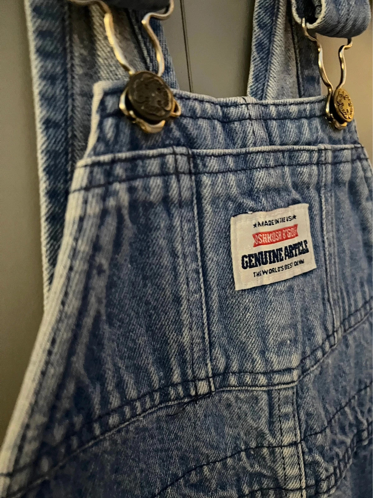 Oshkosh Vintage Denim Dungarees 3T