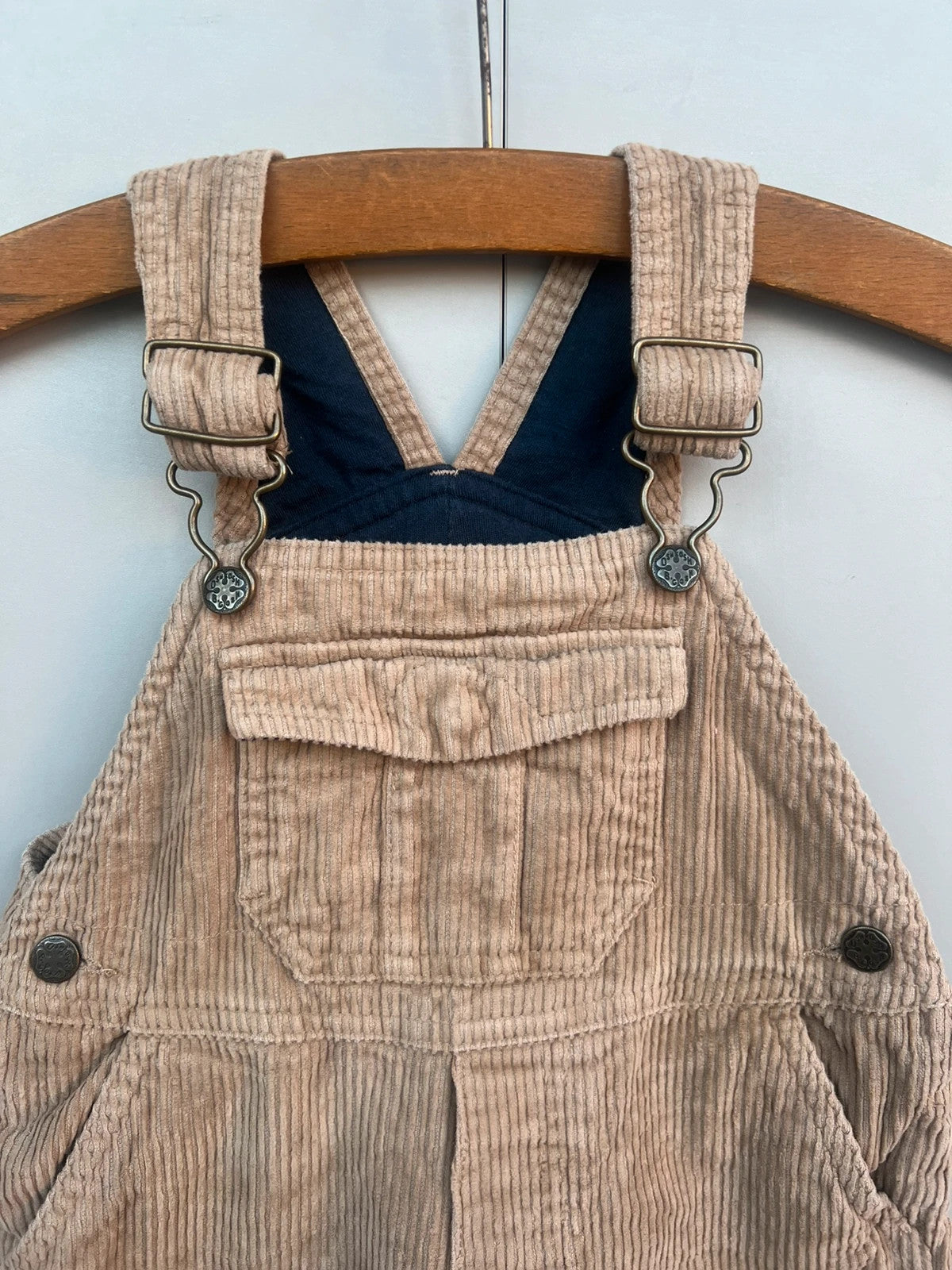 Oshkosh Camel Corduroy Lined Dungarees 24M