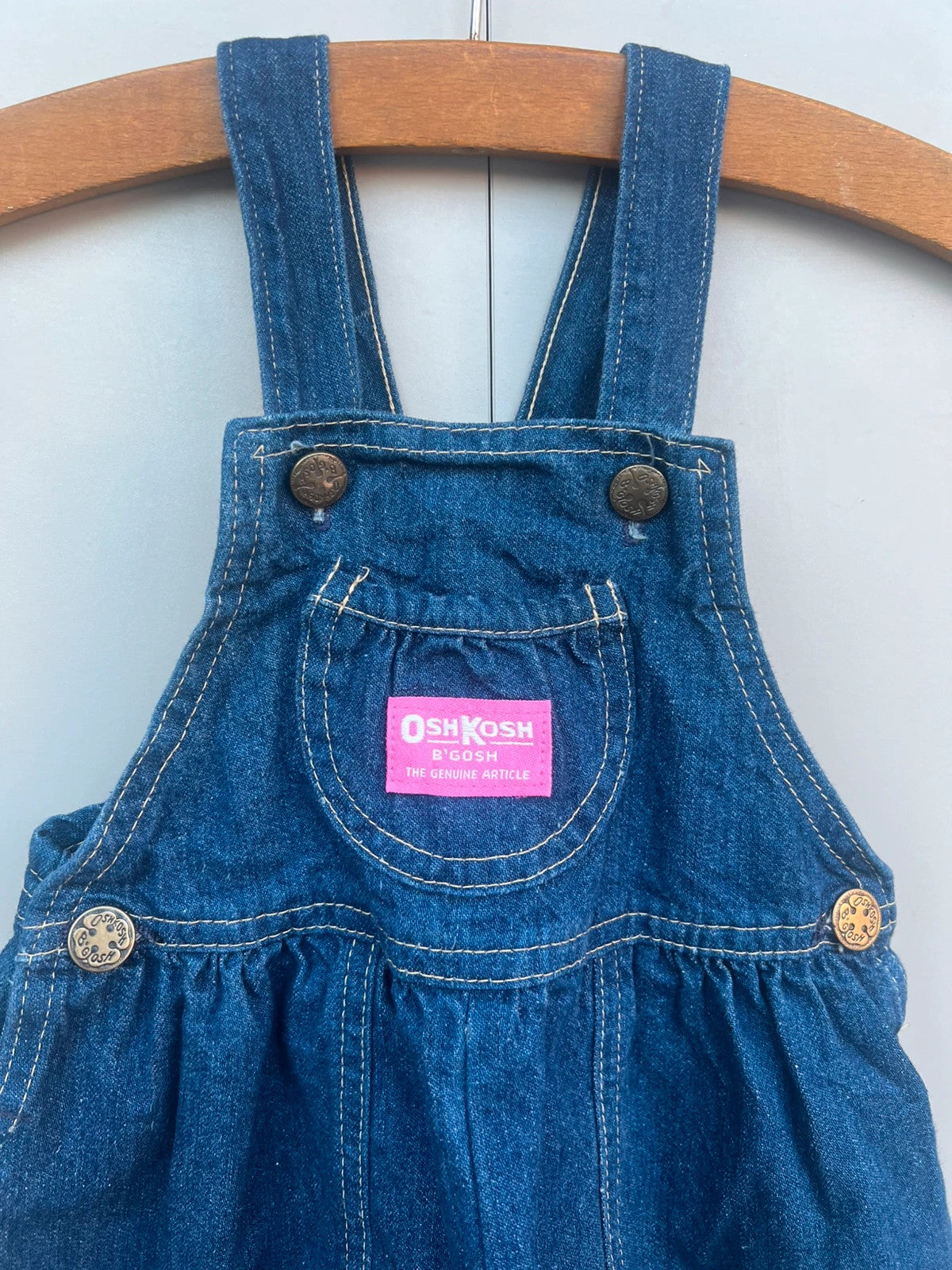 Oshkosh Bubble Vintage Denim Dungarees 2T