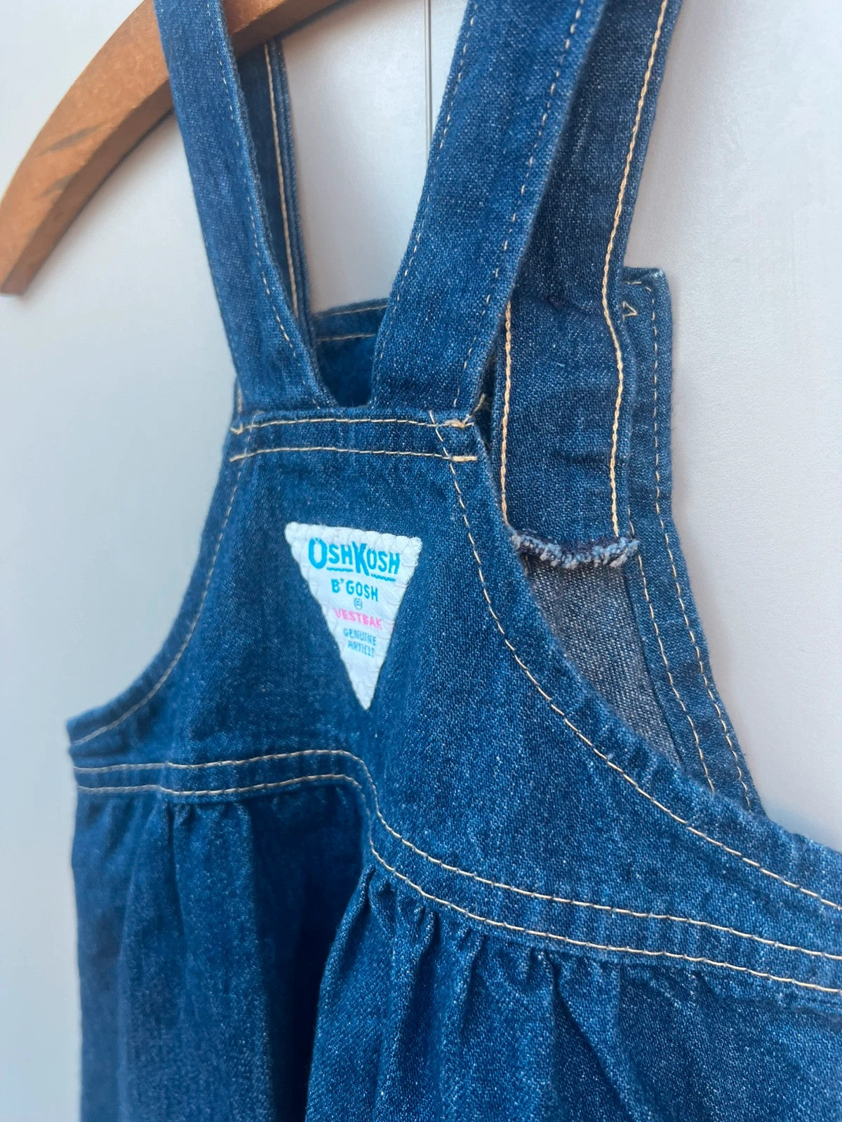 Oshkosh Bubble Vintage Denim Dungarees 2T