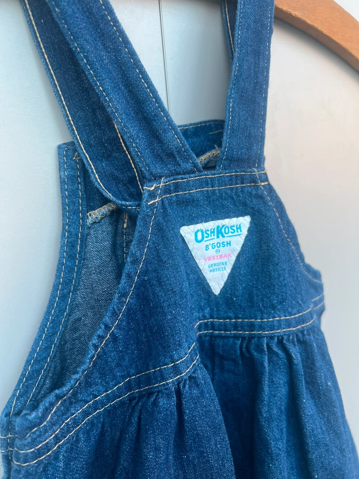 Oshkosh Bubble Vintage Denim Dungarees 2T