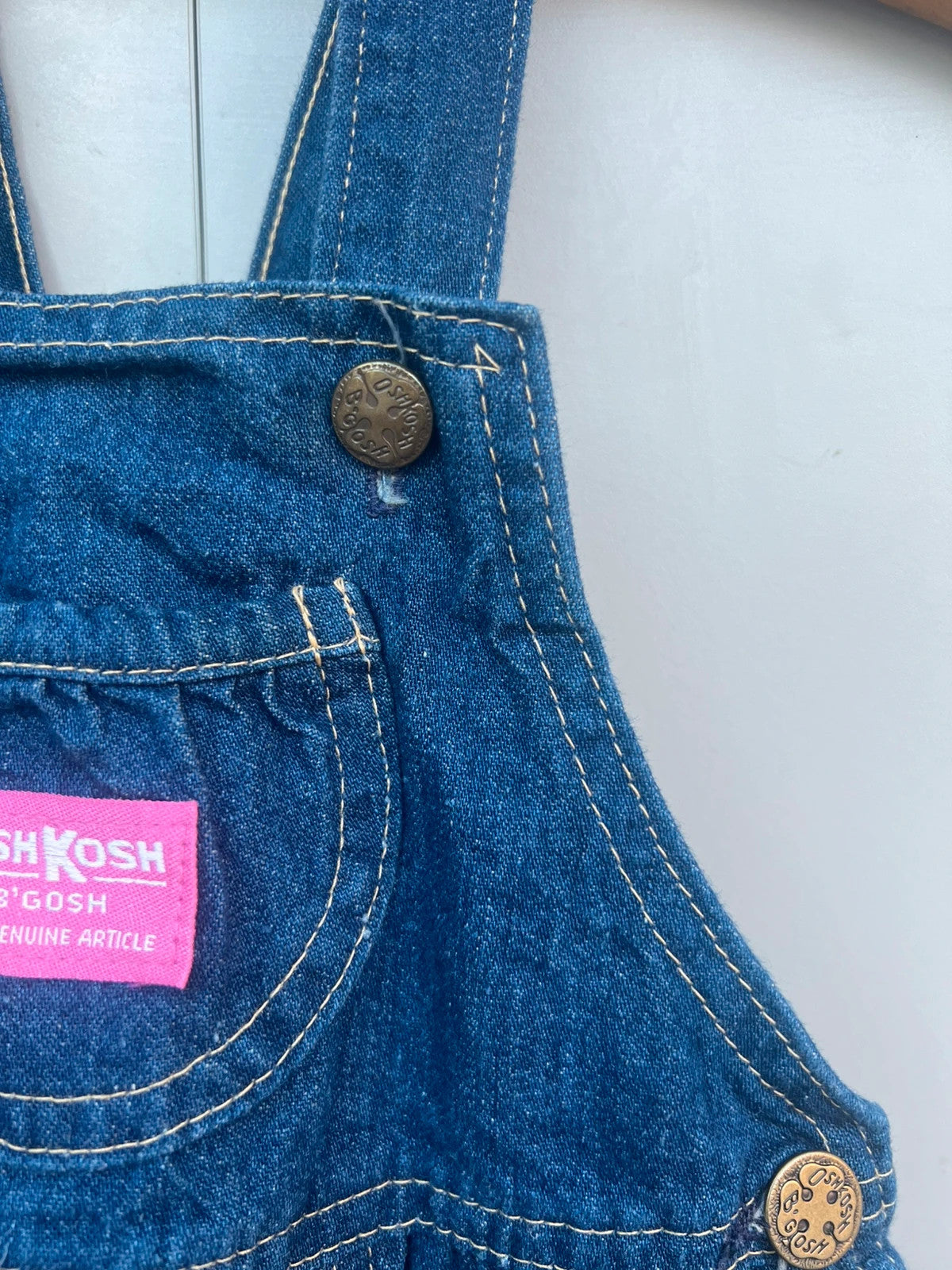 Oshkosh Bubble Vintage Denim Dungarees 2T