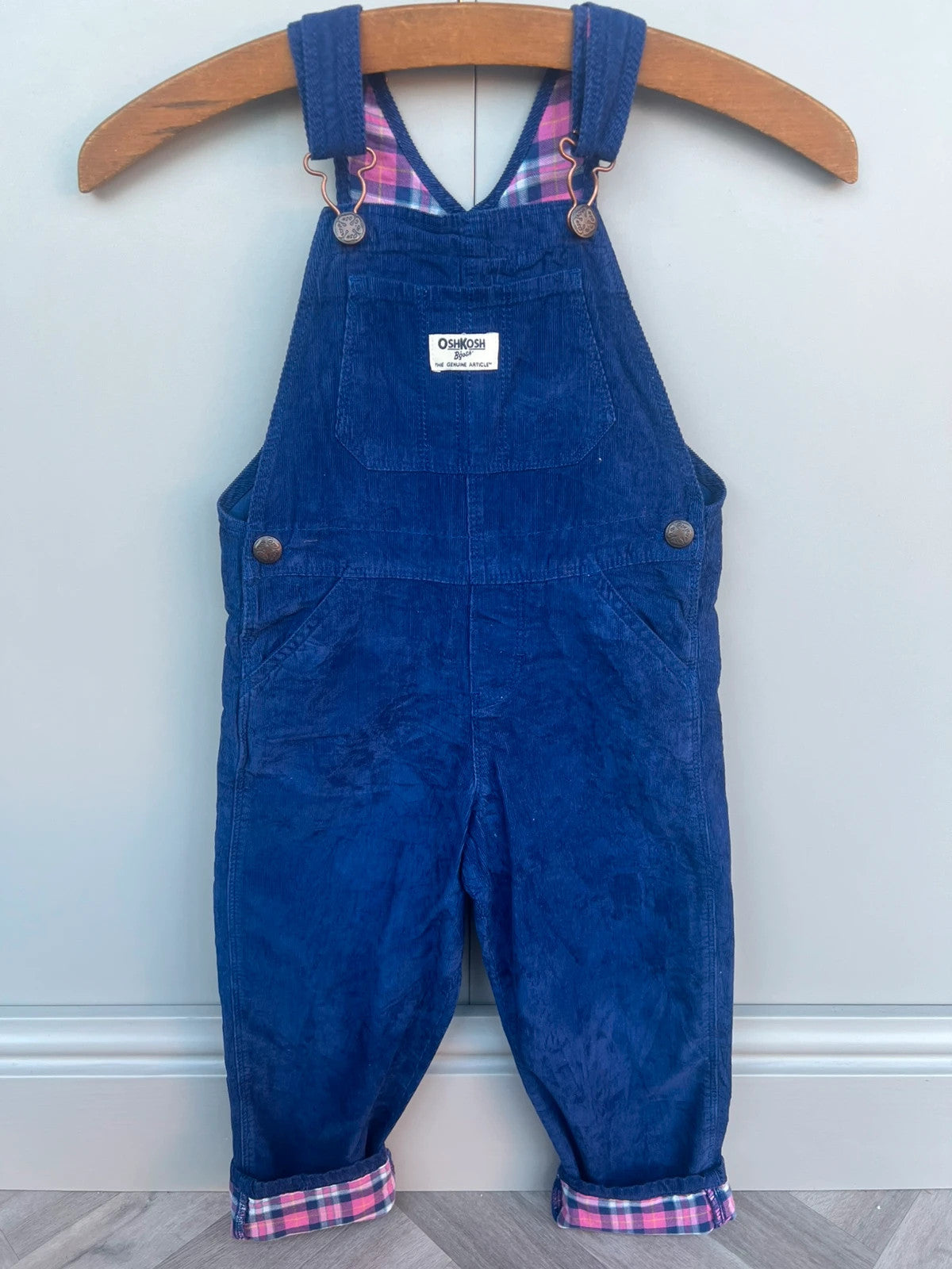 Oshkosh Corduroy Purple Dungarees 5T